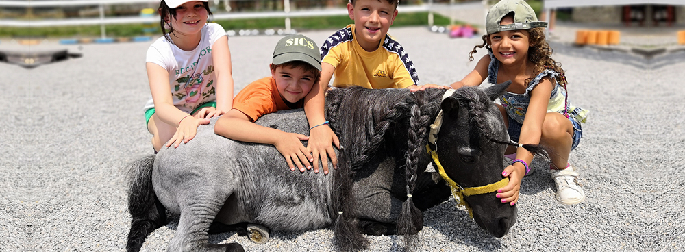 passeggiate con pony per bambini